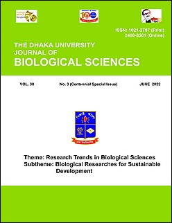 					View Vol. 33 No. 1 (2024): Vol. 33 No. 1 (2024): Dhaka University Journal of Biological Sciences
				