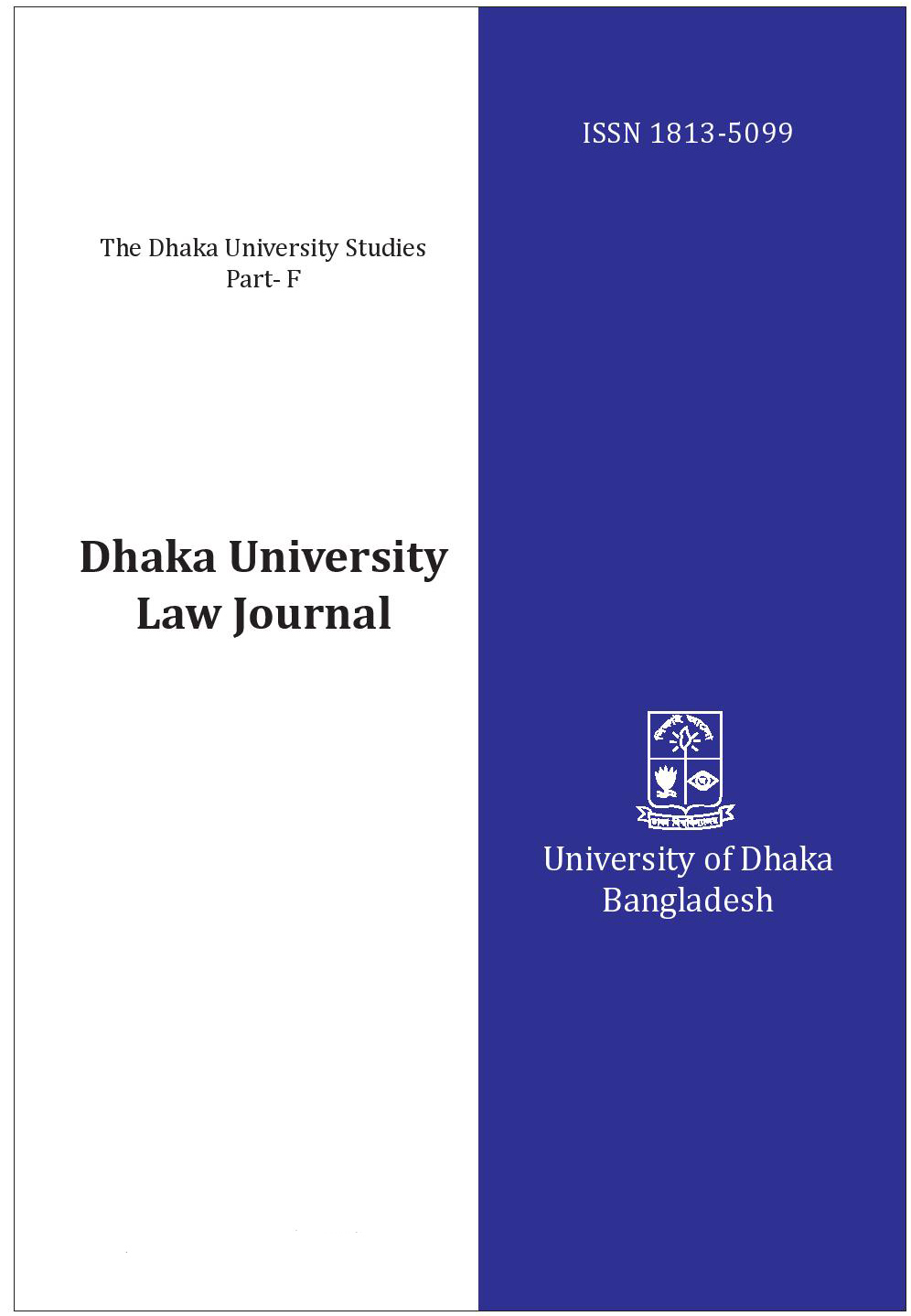 Dhaka University Law Journal