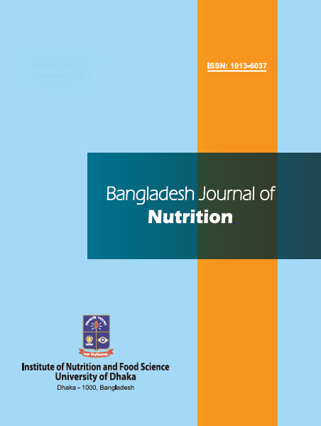 Bangladesh Journal of Nutrition