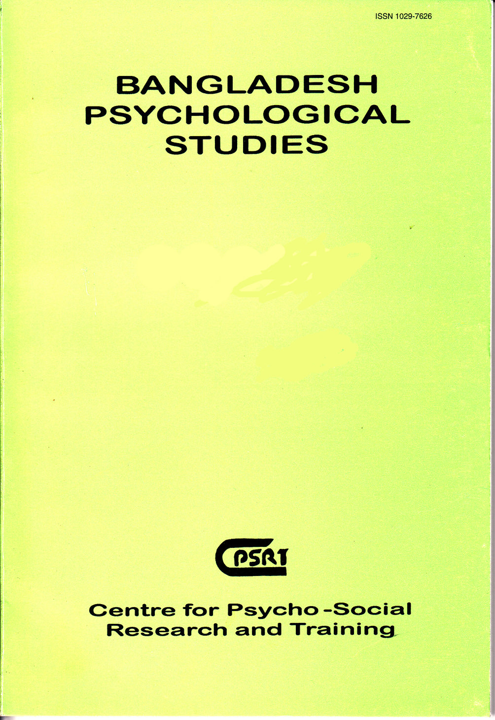 Bangladesh Psychological Studies